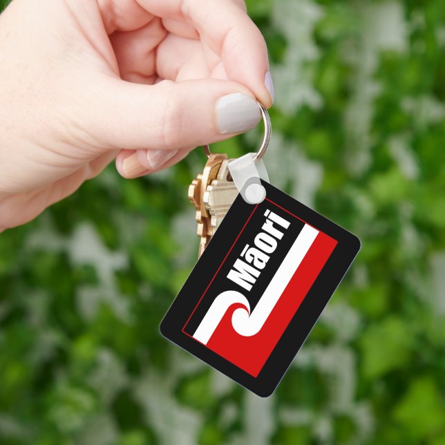 Maori flag,Tino Rangatiratanga flag, Māori Key Ring (Hand)