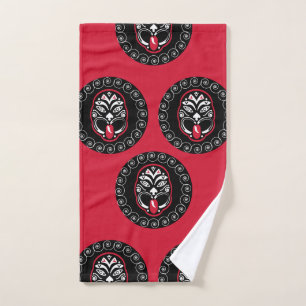 Maori Haka   New Zealand   Native Art   Decor Bath Towel Set