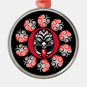 Maori Haka New Zealand Native Art Decor Tabl Metal Ornament