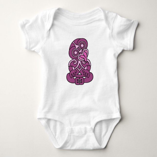 Maori Hei Tiki Baby Bodysuit (Front)