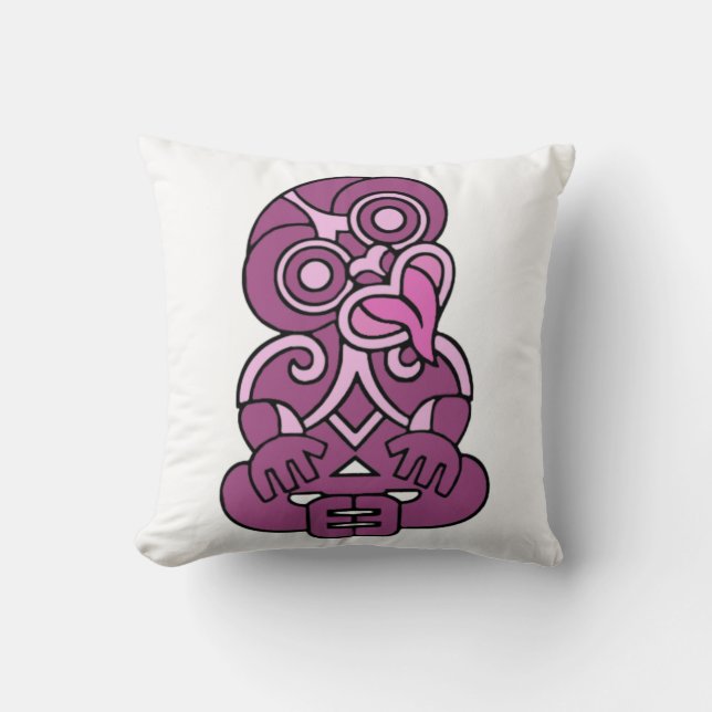 Maori Hei Tiki Cushion (Front)