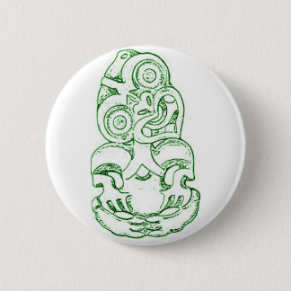Maori Hei-Tiki Sketch Button