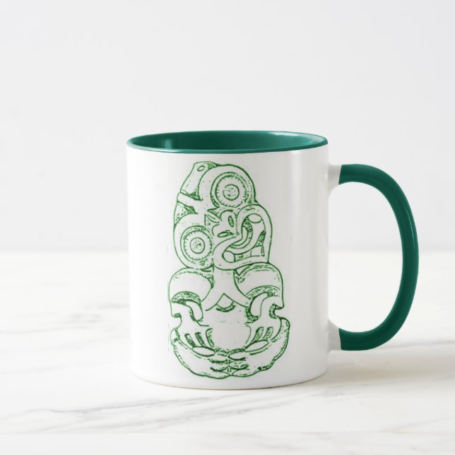 Maori Hei-Tiki Sketch Mug (Right)
