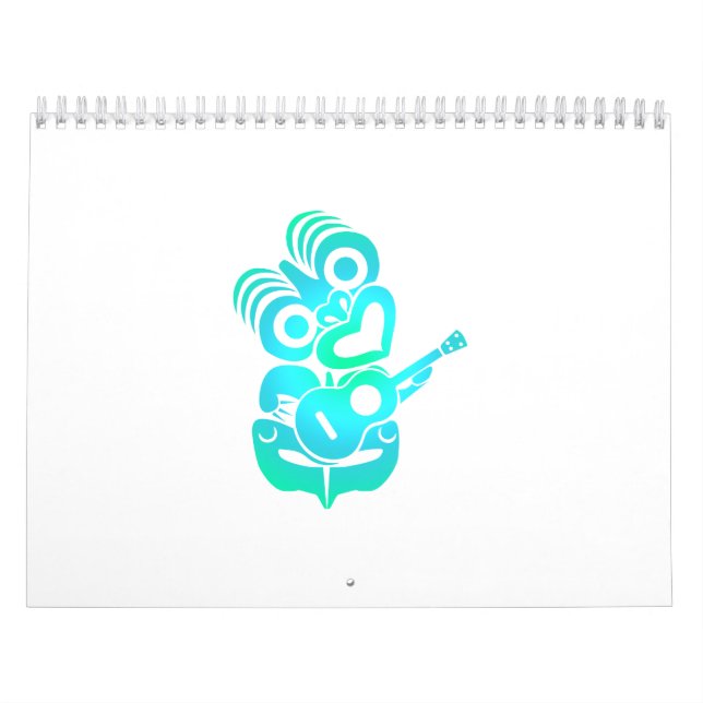 Maori Hei Tiki Ukulele Music - Gift Idea Calendar (Cover)