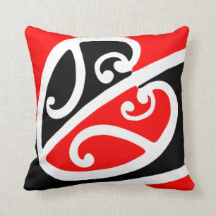 Maori Kowhaiwhai Pattern 2 Cushion