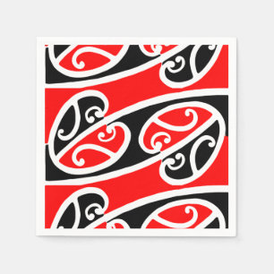Maori Kowhaiwhai Pattern 2 Napkin