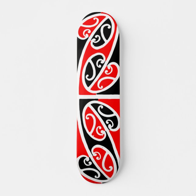 Maori Kowhaiwhai Pattern 2 - Skateboard (Front)