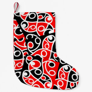 Maori Kowhaiwhai Tribal New Zealand Small Christmas Stocking