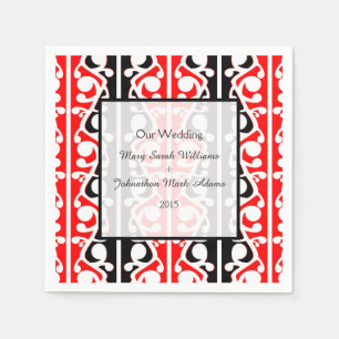 Maori Kowhaiwhai Wedding Keepsake Napkin