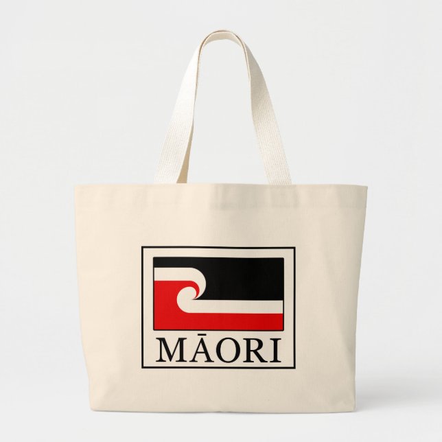 Maori Large Tote Bag (Front)