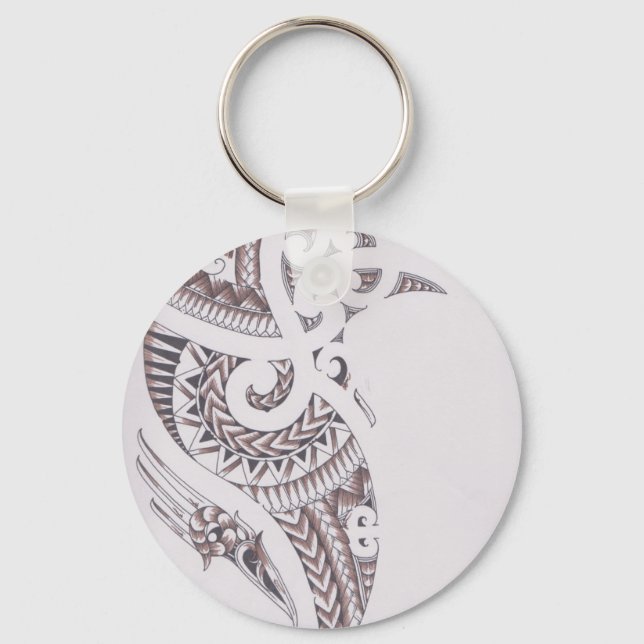 maori luxury designer key ring (Front)