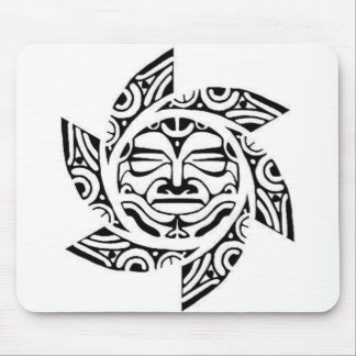 Maori Mask Mouse Pad