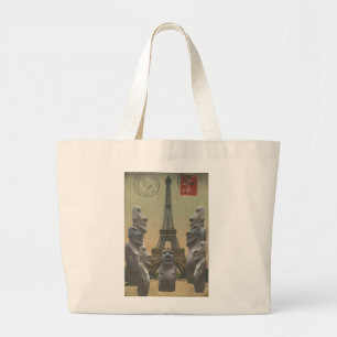 Maori meets Paris Large Tote Bag