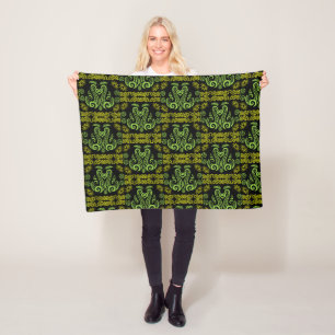 Māori New Zealand Art Fleece Blanket