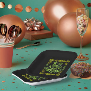 Māori New Zealand Art Paper Plate