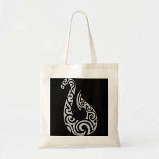Maori New Zealand Polynesian Fish Hook Charm Gift  Tote Bag