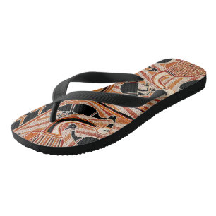 Maori New Zealand Tribal Flip Flops