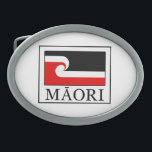 Maori Oval Belt Buckle<br><div class="desc">Māori</div>