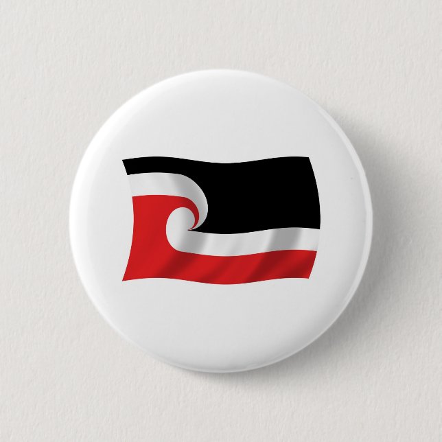Maori People Flag Button (Front)