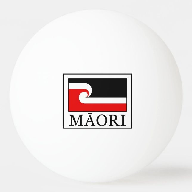 Maori Ping Pong Ball (Front)