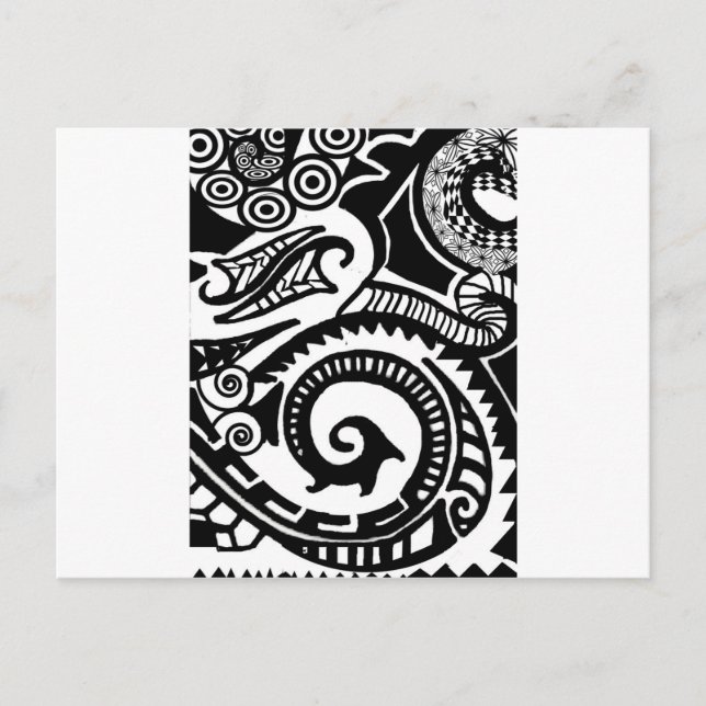 maori postcard (Front)