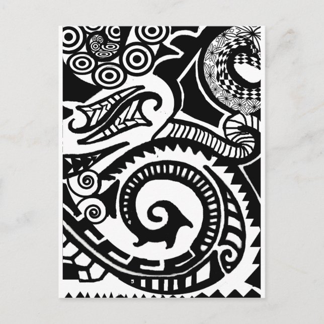 maori postcard (Front)
