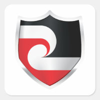 Maori Silver Shield Flag