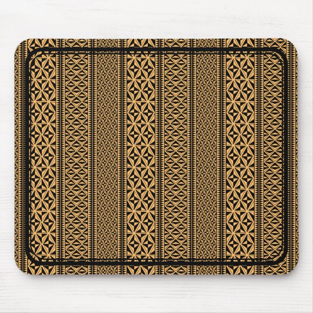 Maori-style Pattern Mouse Pad (Front)