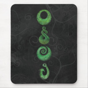 Maori symbols mouse pad