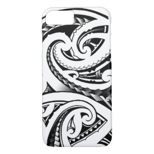 Maori tattoo designs New-Zealand moko iPhone 8/7 Case