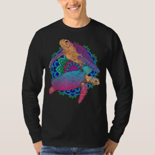 Maori Tribal Mandala Sea Animal Colourful Hawaiian T-Shirt