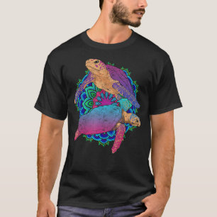 Maori Tribal Mandala Sea Animal Colourful Hawaiian T-Shirt