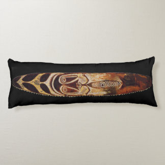 Maori Tribal Shield Body Pillow