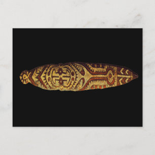 Maori Tribal Shield Postcard