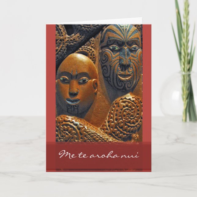 Maori Valentine's Day Card (Front)
