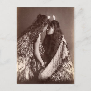 Maori Women, New Zealand Postcard