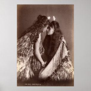 Maori Women, New Zealand Poster