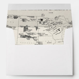 MAP: AMERICAN INDIANS 2 ENVELOPE