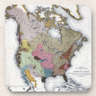 MAP: AMERICAN INDIANS 3 COASTER