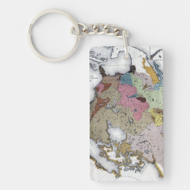 MAP: AMERICAN INDIANS 3 KEY RING (Front)