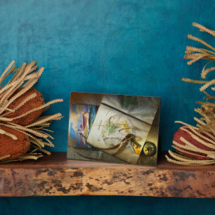 Map And Compass Plaque