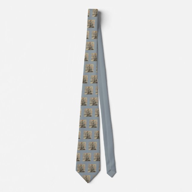 Map And Ship Tie (Front)