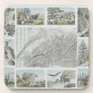 Map and Vignettes of Swiss Alps Coaster