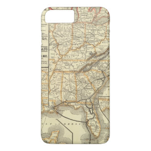 Map Atlantic Coast Line iPhone 8 Plus/7 Plus Case