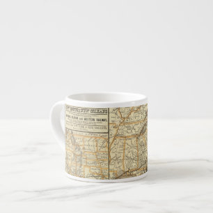 Map Atlantic Coast Line Espresso Cup
