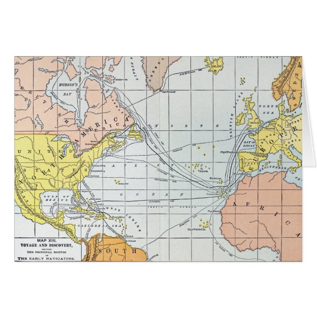 MAP: ATLANTIC VOYAGES (Front Horizontal)