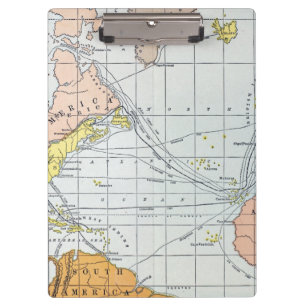 MAP: ATLANTIC VOYAGES CLIPBOARD