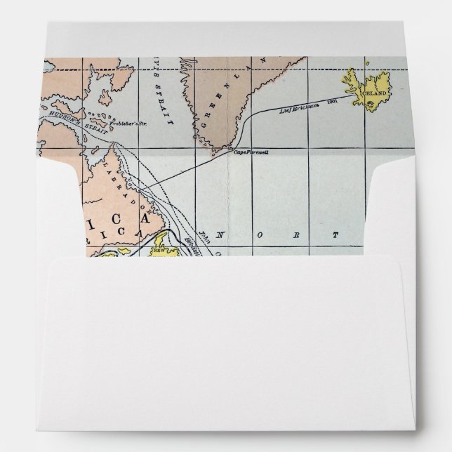 MAP: ATLANTIC VOYAGES ENVELOPES (Back (Bottom))