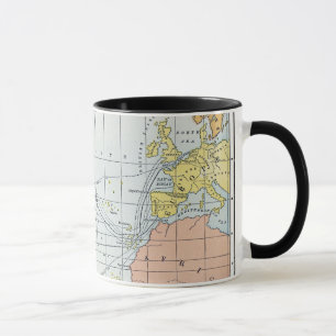 MAP: ATLANTIC VOYAGES MUG