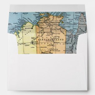 MAP: AUSTRALIA, c1890 Envelopes